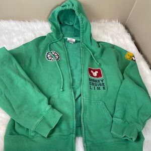 Disney Cruise Lines Full Zip Hoodie Large retro inspired